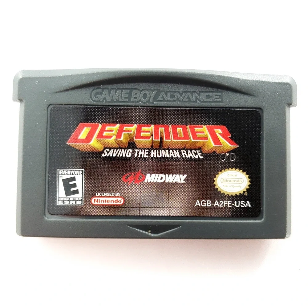 Defender (Nintendo Game Boy Advance, 2002) Authentic Complete Tested & Works